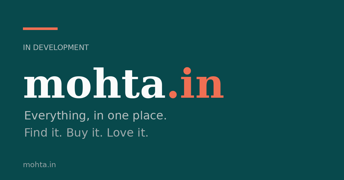 Link preview image for mohta.in